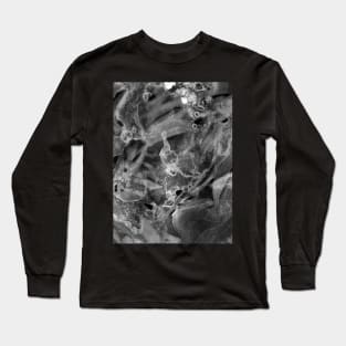 Black ink wash painting in East Asian style. Long Sleeve T-Shirt